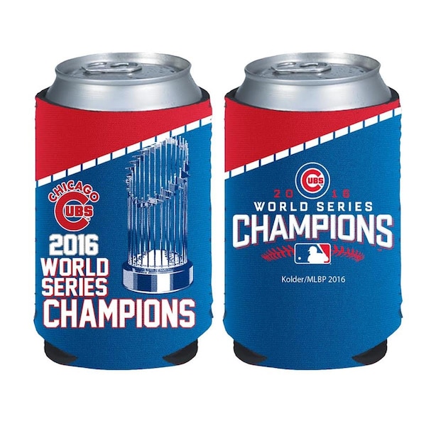 Kolder Chicago Cubs Kaddy - 2016 World Series Champs - Red & Blue Trophy Design - 8686720018
