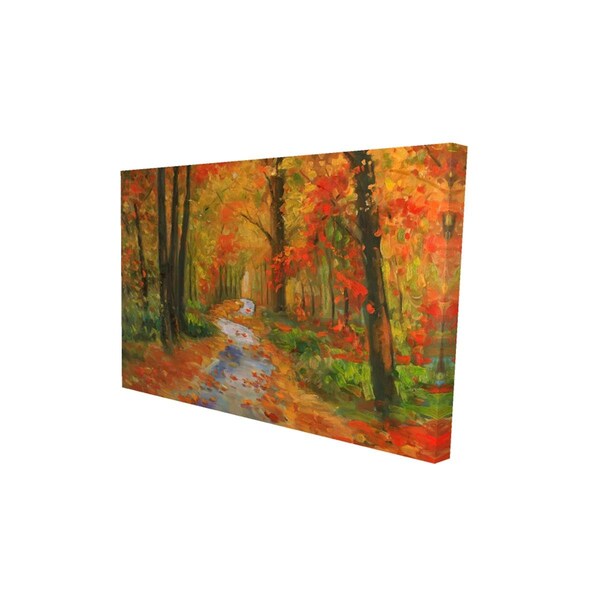 Fondo 12 x 18 in. Autumn Trail-Print on Canvas - FO2784002