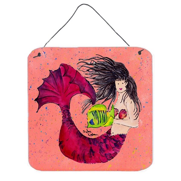 Micasa Mermaid Aluminium Metal Wall or Door Hanging Prints - MI231665