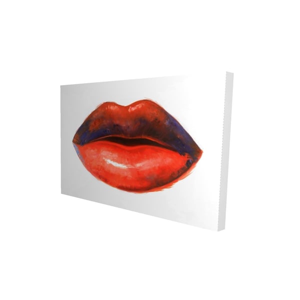 Begin Home Decor 12 x 18 in. Red Lipstick-Print on Canvas - 2080-1218-MI63