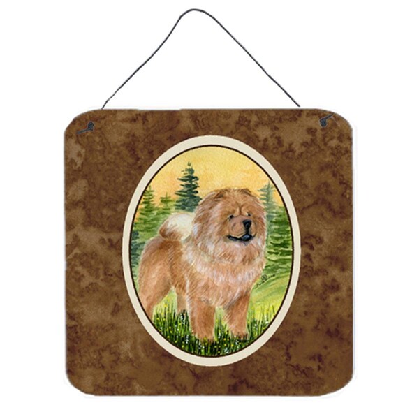 Micasa Chow Chow Aluminium Metal Wall Or Door Hanging Prints 6 x 6 In. - MI241978