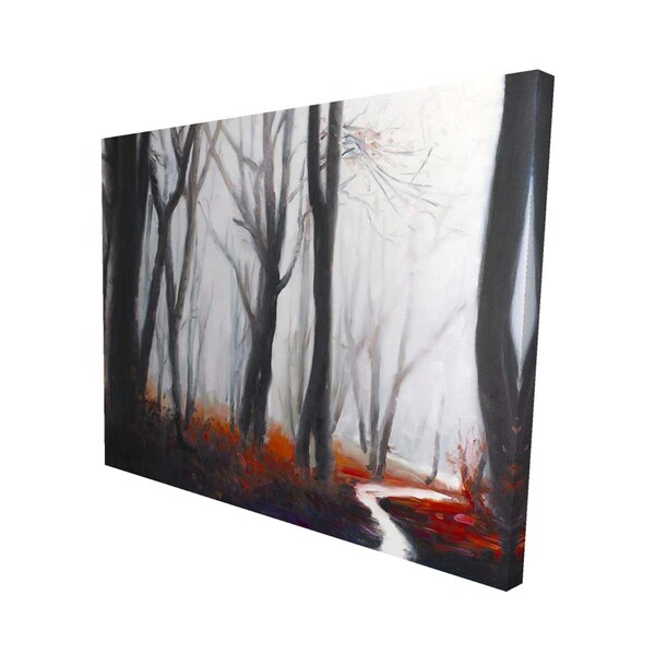 Begin Home Decor 16 x 20 in. Mysterious Forest with Stream-Print on Canvas - 2080-1620-LA42