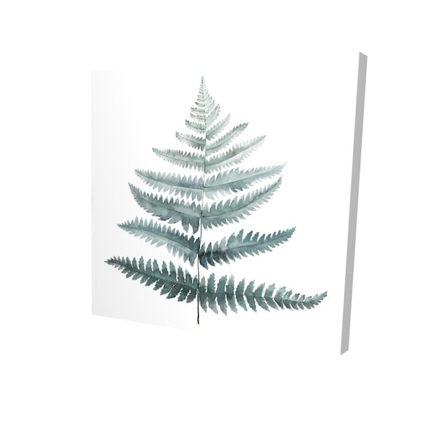 Begin Home Decor 12 x 12 in. Fern-Print on Canvas - 2080-1212-FL310