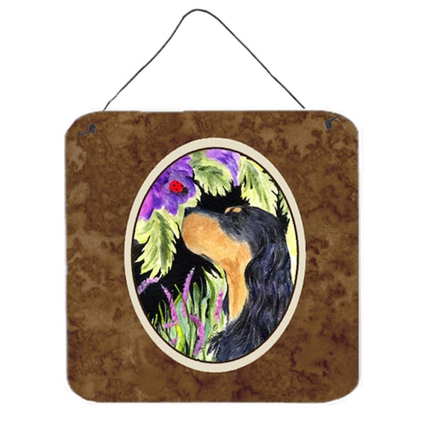Micasa Gordon Setter Aluminium Metal Wall Or Door Hanging Prints 6 x 6 In. - MI238121