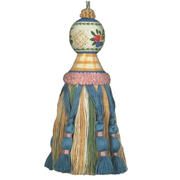 123 Creations 123 Creations C201Y.7.5 inch Carolyn  Yellow Tassel - C201Y.7.5