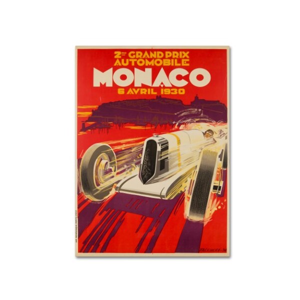 Trademark Fine Art Lantern Press 'Racing 27' Canvas Art, 24x32 - ALI10010-C2432GG