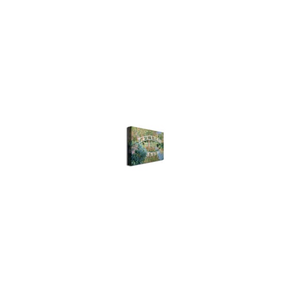 Trademark Fine Art Claude Monet 'The Japanese Bridge, Giverny' Canvas Art, 35x47 - BL0626-C3547GG