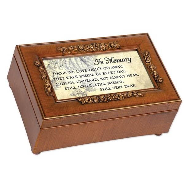 Dicksons Dicksons PR159 Breavement Music Box - In Memory - Those We Love Dont Go Away - PR159