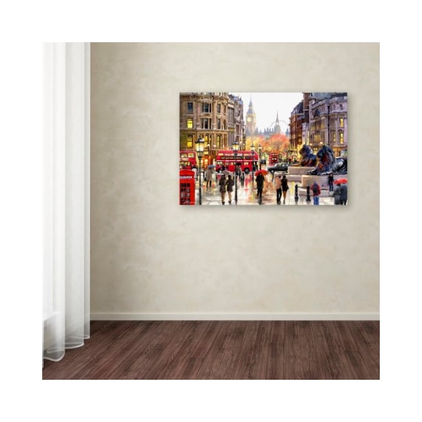 Trademark Fine Art The Macneil Studio 'London Landscape' Canvas Art, 16x24 - ALI8673-C1624GG
