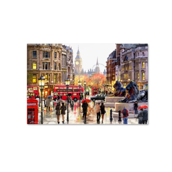 Trademark Fine Art The Macneil Studio 'London Landscape' Canvas Art, 16x24 - ALI8673-C1624GG