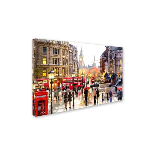 Trademark Fine Art The Macneil Studio 'London Landscape' Canvas Art, 16x24 - ALI8673-C1624GG