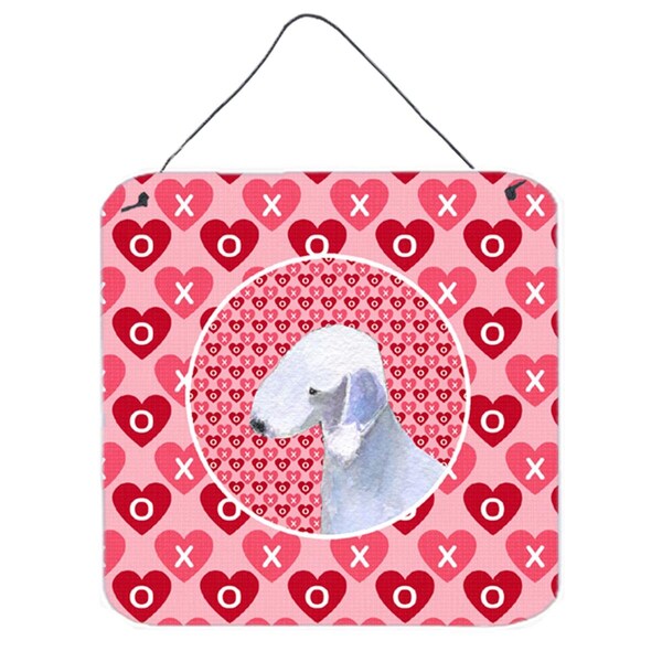 Micasa Bedlington Terrier Aluminium Metal Wall Or Door Hanging Prints - MI232888