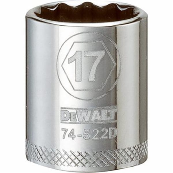 Stanley Stanley Consumer Tools 227931 0.37 in. Drive 17 mm 12 Point Shallow Socket - 227931