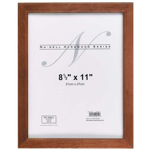 Nudell Hardwood Frame 8.5x11 Walnut Finish - 15815