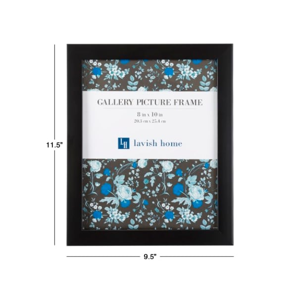 Hastings Home Hastings Home 8x10 Picture Frame Set - 6 Pack for Gallery Style Photograph Displays, Black - 600332RCK