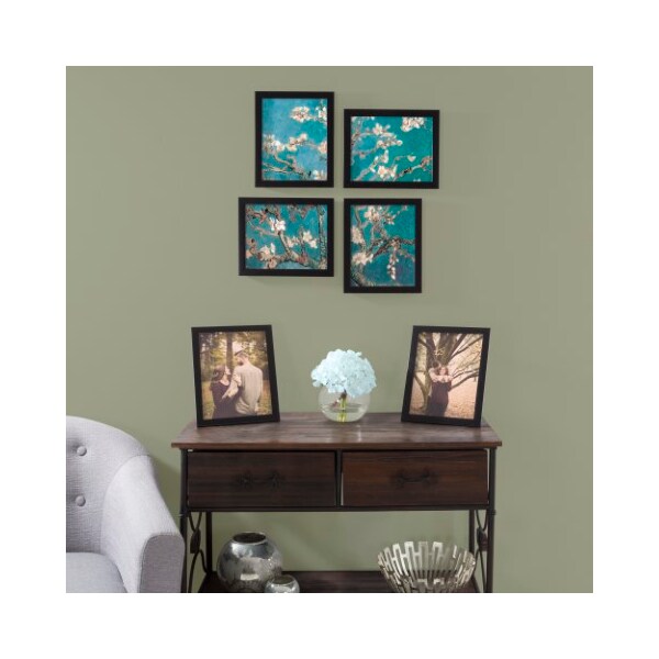 Hastings Home Hastings Home 8x10 Picture Frame Set - 6 Pack for Gallery Style Photograph Displays, Black - 600332RCK