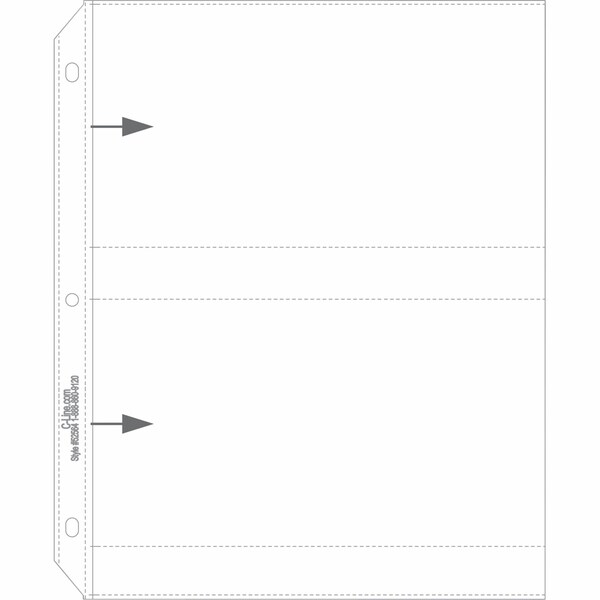 C-Line Products Holder, Photo, 4"x6", PK50 - 52564