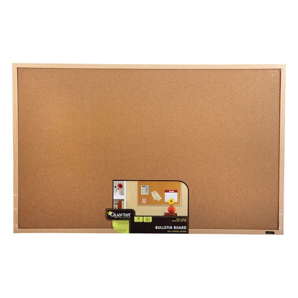 Acco Quartet 22.5 in. H X 35 in. W Screw-Mounted Bulletin Board - 35-380352Q