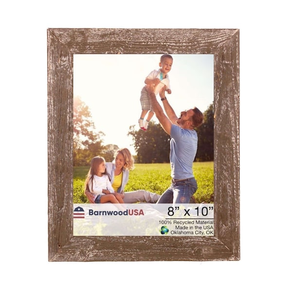 Barnwoodusa Rustic Farmhouse Reclaimed 8x10 Picture Frame (Espresso) - 672713219590
