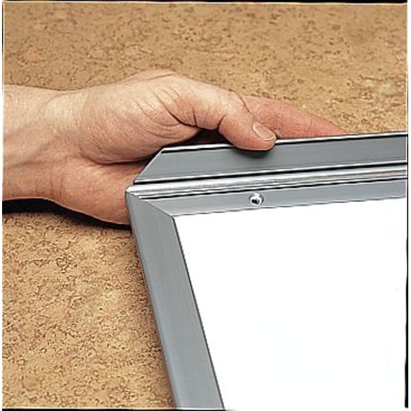 Zoro Select Poster Frame, Silver, 24 x 36 In. - UVSNAP3624B