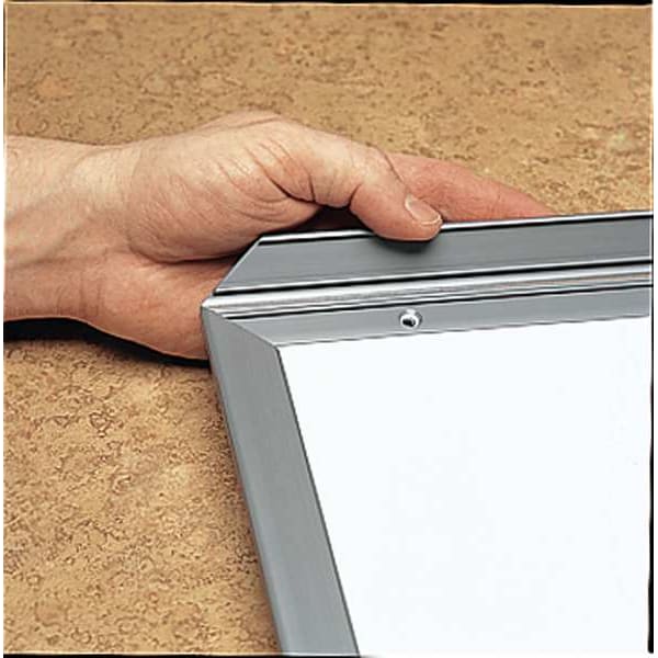 Zoro Select Poster Frame, Silver, 24 x 36 In. - UVSNAP3624B