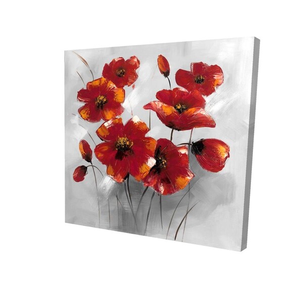 Fondo 32 x 32 in. Anemone Flowers-Print on Canvas - FO2788139
