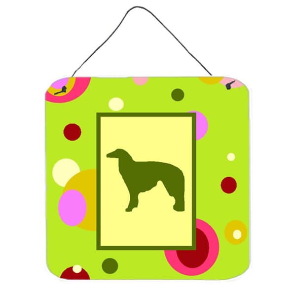 Micasa Borzoi Aluminium Metal Wall Or Door Hanging Prints - MI232569