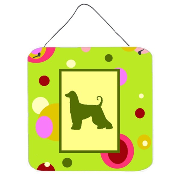 Micasa Afghan Hound Aluminium Metal Wall Or Door Hanging Prints - MI628649