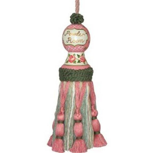 123 Creations 123 Creations C630 Powder Room hand painted tassel - C630