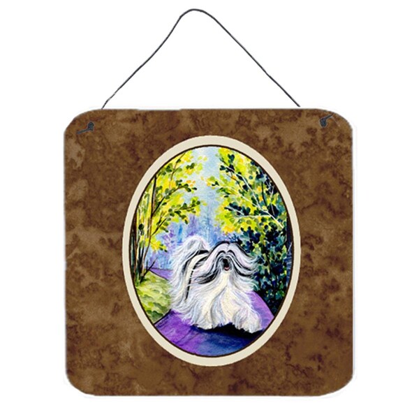 Micasa Tibetan Terrier Aluminium Metal Wall Or Door Hanging Prints - MI628596
