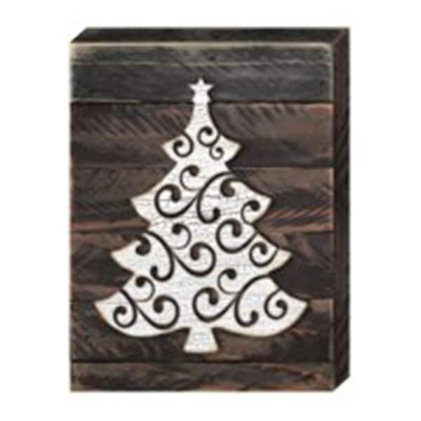 Designocracy Tis the Season Quote Holiday Art on Board Wall Decor - 9880408