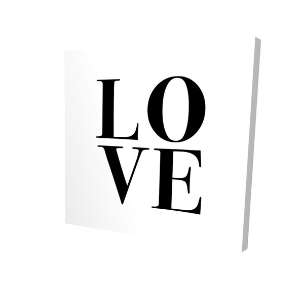 Fondo 16 x 16 in. Love-Print on Canvas - FO3337508
