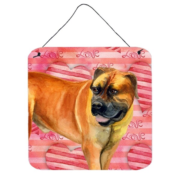 Micasa Boerboel Mastiff Love Wall or Door Hanging Prints - MI231126