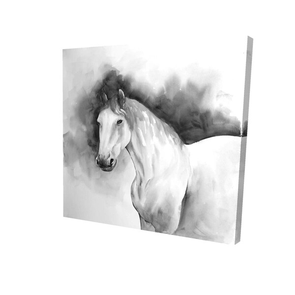 Fondo 12 x 12 in. Domino Horse-Print on Canvas - FO2782643