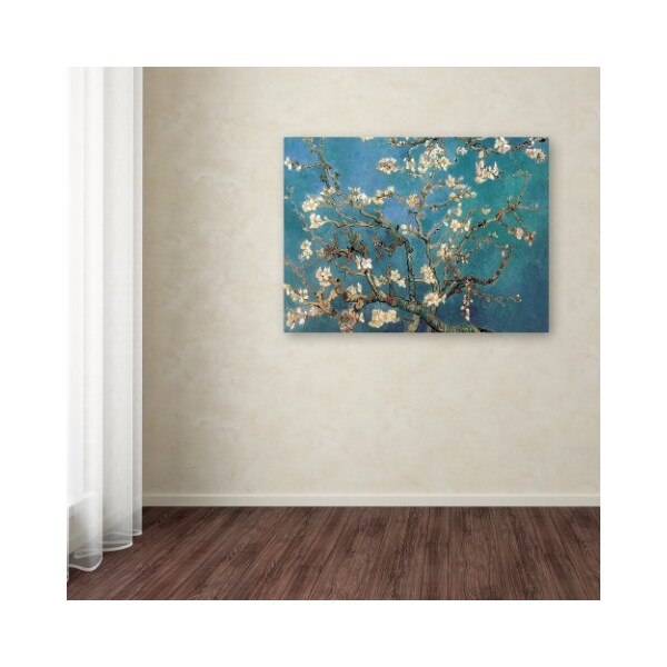 Trademark Fine Art Vincent van Gogh 'Almond Blossoms' Canvas Art, 24x32 - M0001-C2432GG