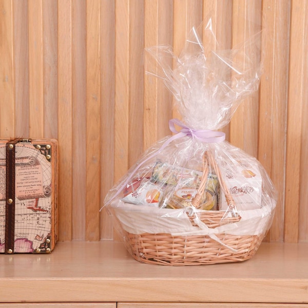 Vintiquewise Basket, Brown, Willow, 2 PK - QI003055W.2