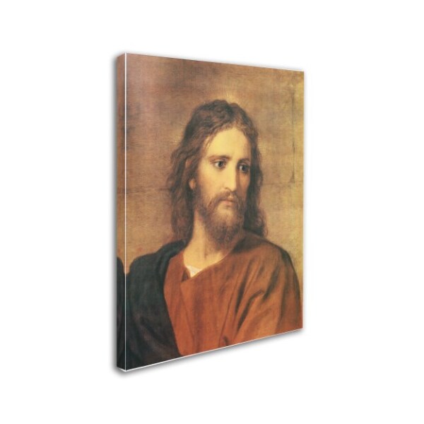 Trademark Fine Art Heinrich Hofmann 'Christ at Thirty-Three' Canvas Art, 24x32 - ALI10067-C2432GG