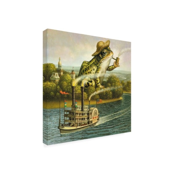 Trademark Fine Art Dan Craig 'Mark Twain' Canvas Art, 24x24 - ALI46405-C2424GG