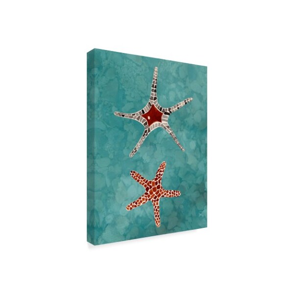 Trademark Fine Art Alicia Ludwig 'Twin Starfish I' Canvas Art, 35x47 - WAG09333-C3547GG