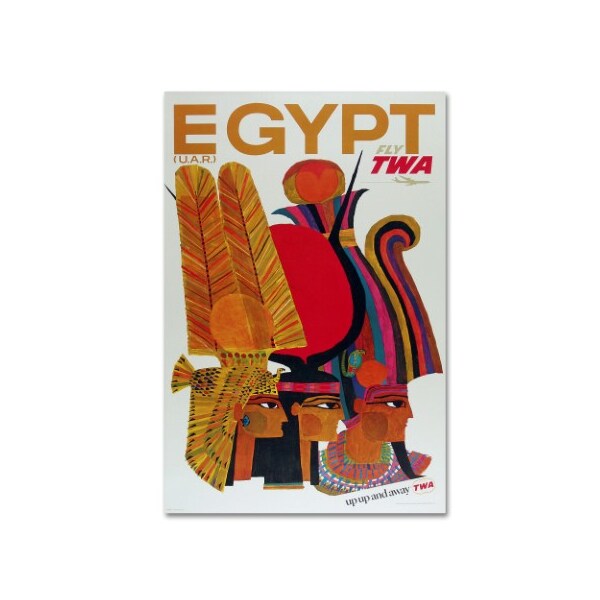 Trademark Fine Art Vintage Lavoie 'Travel 4' Canvas Art, 12x19 - ALI20031-C1219GG