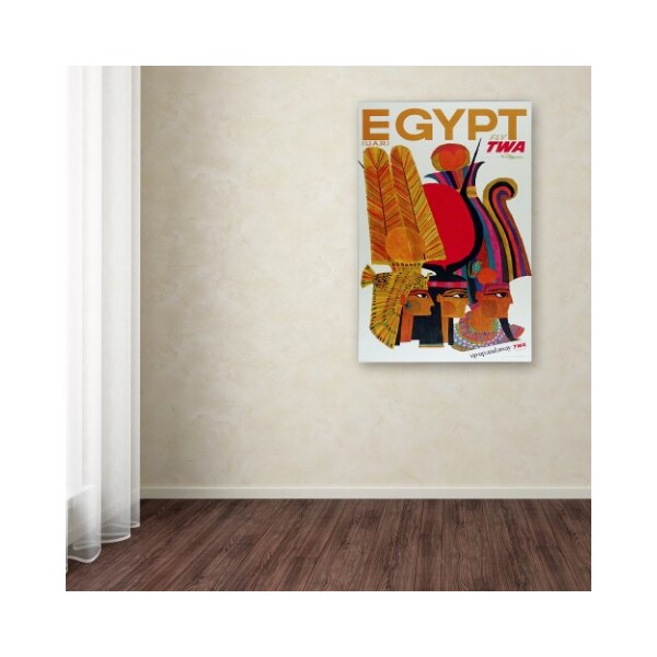 Trademark Fine Art Vintage Lavoie 'Travel 4' Canvas Art, 12x19 - ALI20031-C1219GG