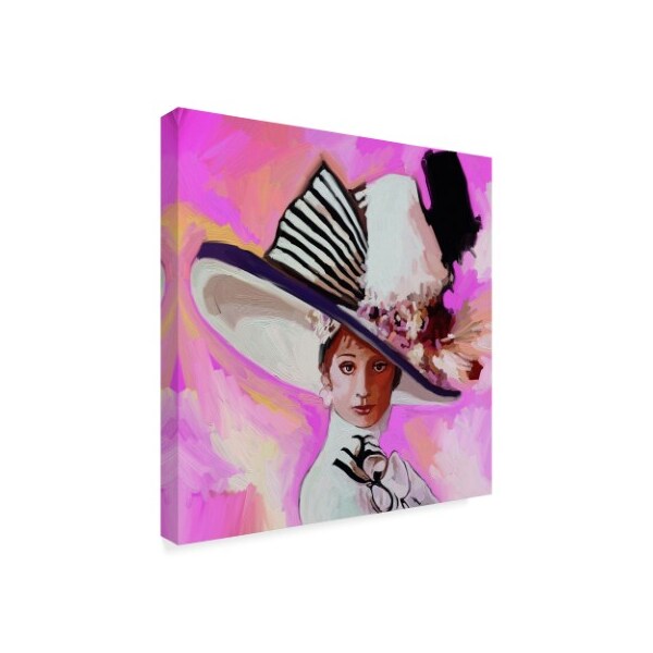 Trademark Fine Art Howie Green 'Audrey Hepburn My Fair Lady' Canvas Art, 14x14 - ALI35741-C1414GG