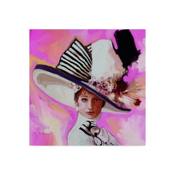 Trademark Fine Art Howie Green 'Audrey Hepburn My Fair Lady' Canvas Art, 14x14 - ALI35741-C1414GG