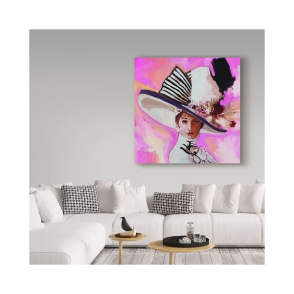 Trademark Fine Art Howie Green 'Audrey Hepburn My Fair Lady' Canvas Art, 14x14 - ALI35741-C1414GG