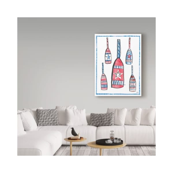 Trademark Fine Art Melissa Averinos 'Coastal Americana Iii' Canvas Art, 14x19 - WAP04677-C1419GG
