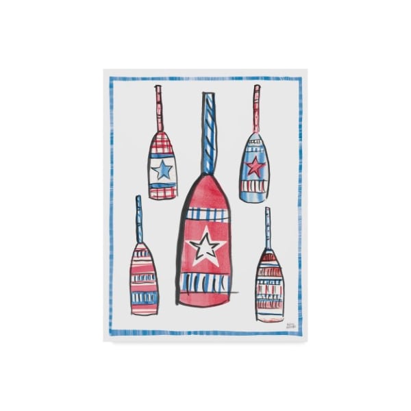 Trademark Fine Art Melissa Averinos 'Coastal Americana Iii' Canvas Art, 14x19 - WAP04677-C1419GG