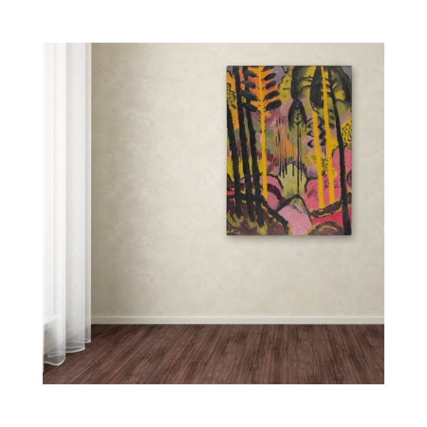 Trademark Fine Art Johann Walters 'Trunks And Foliage' Canvas Art, 14x19 - AA00550-C1419GG