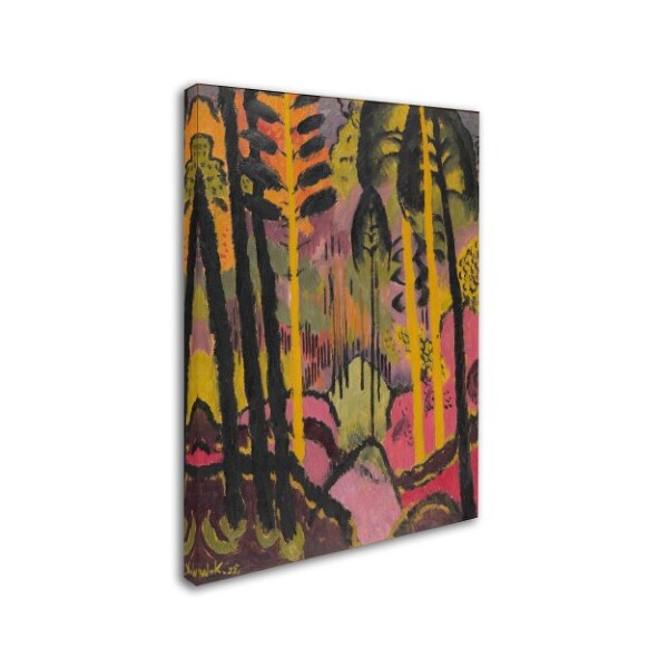 Trademark Fine Art Johann Walters 'Trunks And Foliage' Canvas Art, 14x19 - AA00550-C1419GG