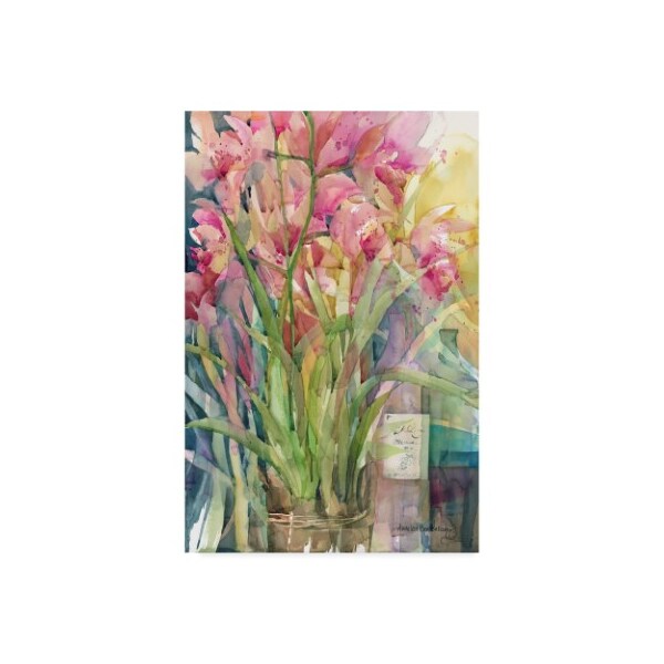 Trademark Fine Art Annelein Beukenkamp 'Orchid Gathering' Canvas Art, 12x19 - ALI38248-C1219GG