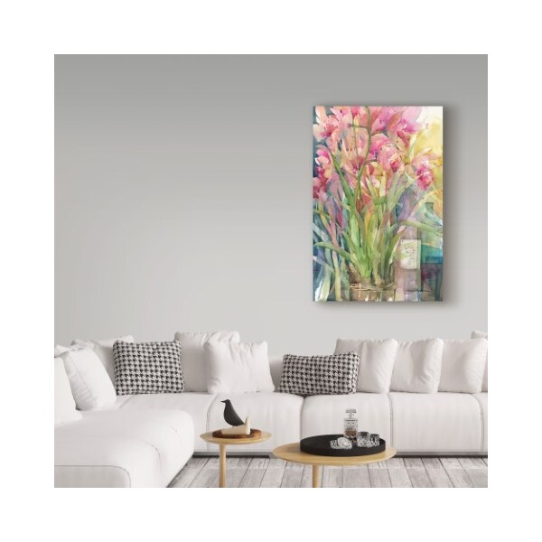Trademark Fine Art Annelein Beukenkamp 'Orchid Gathering' Canvas Art, 12x19 - ALI38248-C1219GG